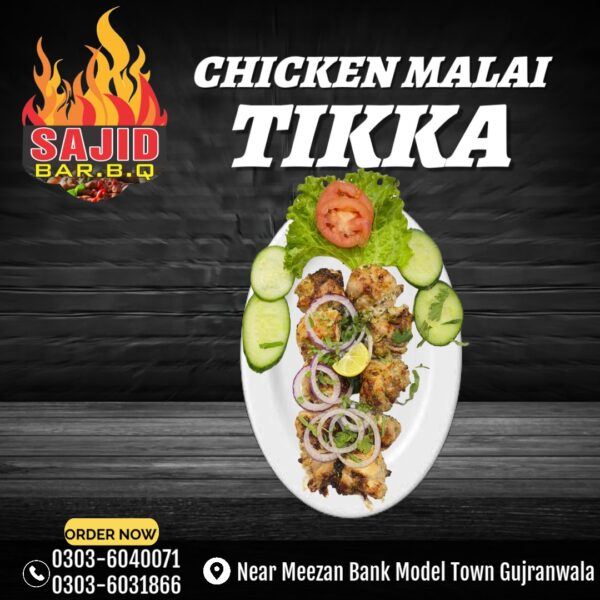 Chicken Malai Tikka (Boneless)