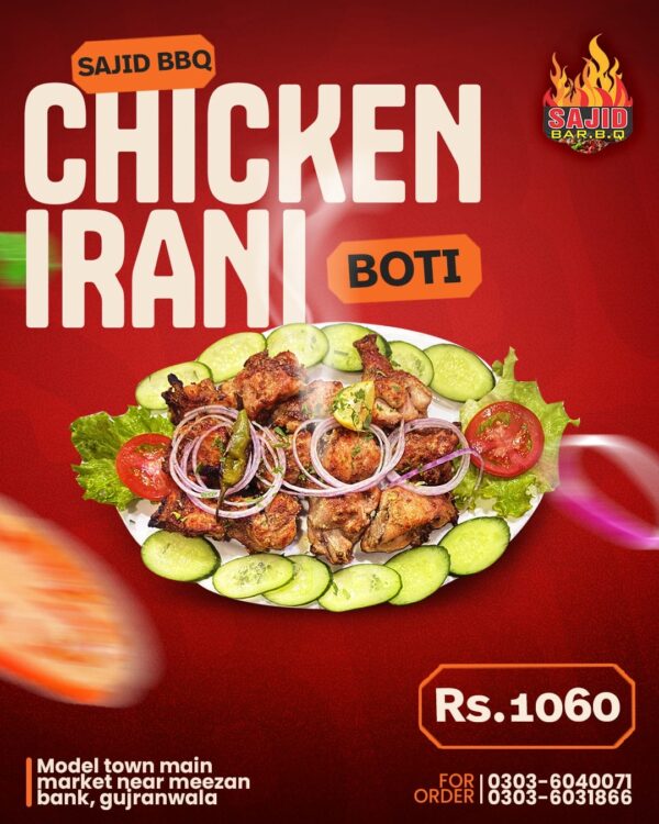 Chicken Irani Boti