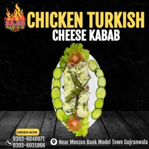 Chicken Turkish Cheese Kebab